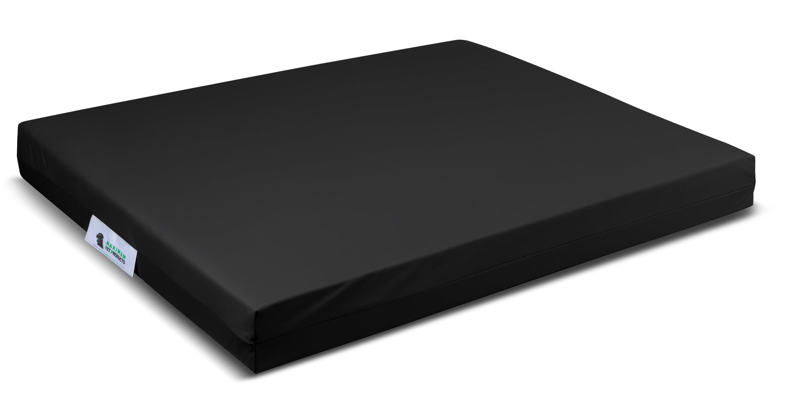 Maximum Pet Products Orthopedic Medical Waterproof Memory Foam Dog Bed, Therapeutic Support, with a Washable Zipped Cover (Black, 100cm x 80cm x 10cm)