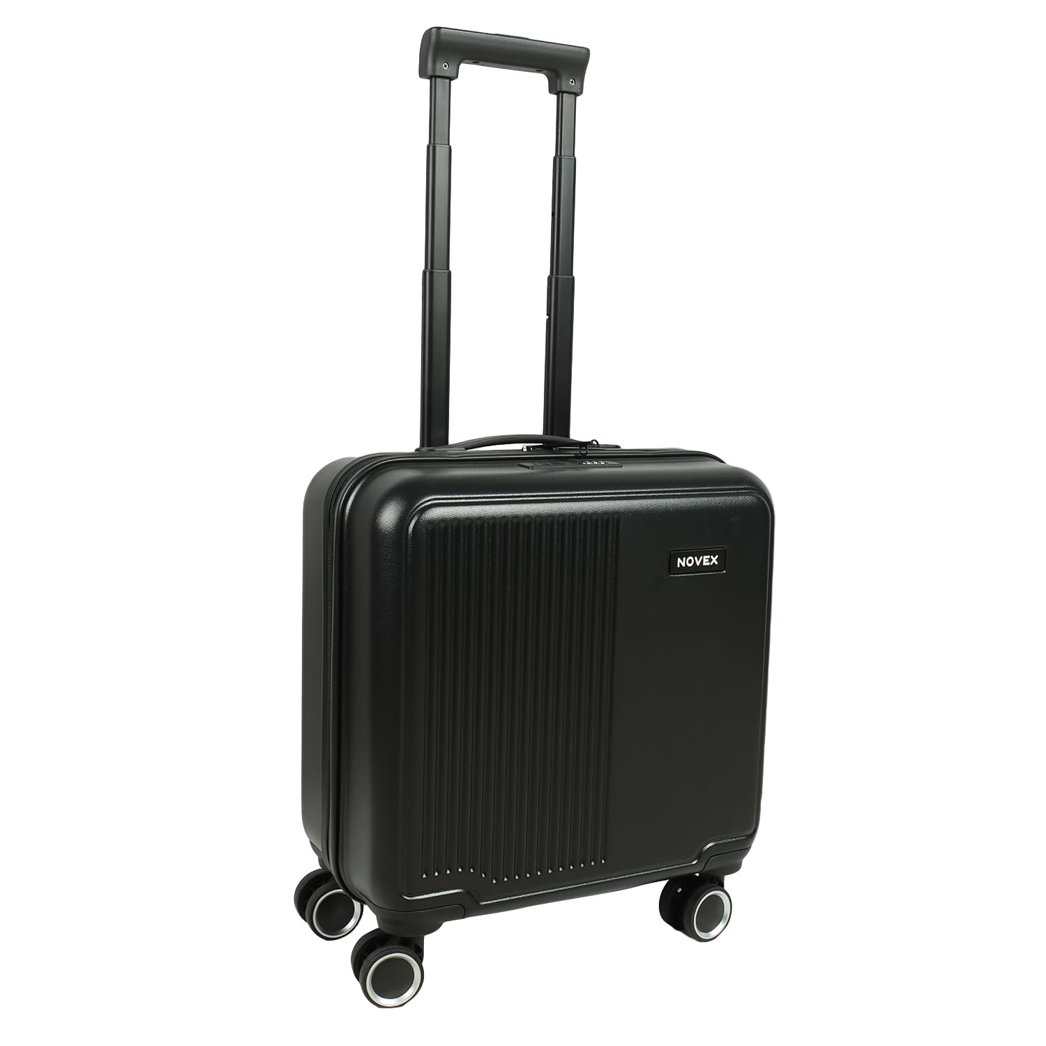 NOVEX Lynx Overnighter Small Laptop Trolley Bag with 4 Wheels | Pilot Cabin Luggage/Suitcase | Sliver - 42 Liters Bags | Polycarbonate Spinner Case, 360-Degree Rotatable | Carry-On for Men & Women (B0CQXNCC1F) Amazon Price History, Amazon Price Tracker
