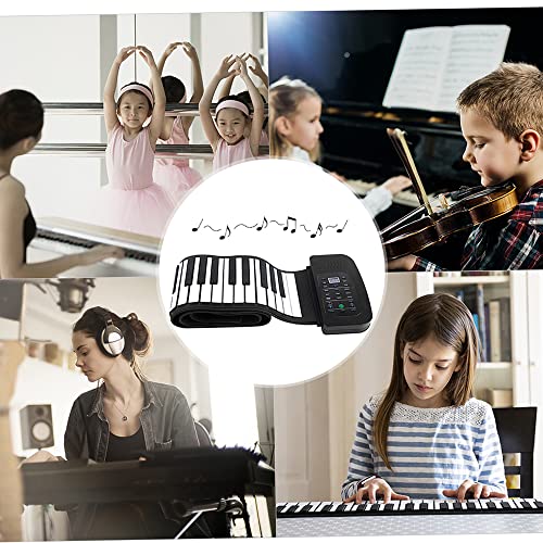 clavier électronique,HUIOP Piano Portable Piano 88 touches en silicone Rouleau flexible Up Clavier Pliable main-rouler avec batterie pédale de sustain,touche de piano,clavier électronique - Les Beatles, Paul McCartney, John Lennon, RIngo Starr, George Harrison clavier électronique,HUIOP Piano Portable Piano 88 touches en silicone Rouleau flexible Up Clavier Pliable main-rouler avec batterie pédale de sustain,touche de piano,clavier électronique – Image 8
