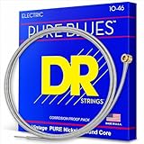 DR Strings Pure Blues Nickel Wound Vintage Style Electric Guitar Strings — 10-46 Gauge (PHR-10)