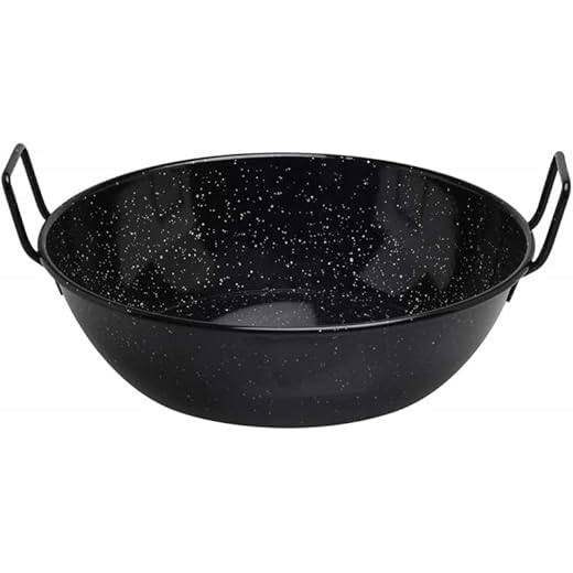 Metaltex 739833000 Padella Honda Smaltata, Acciaio, Unico 32 cm