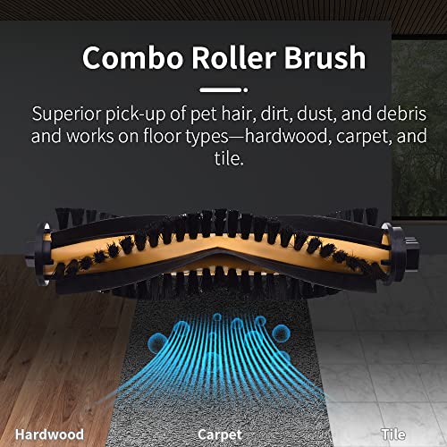 Image of Replacement Kit for Ecovacs Deebot N79 DN622 500 DC3G Robot Vacuum | Replacement Parts for N79S N79W N79se DN622.11 DN622.31, Accessories with 1 Roller Brush 3 Filter 4 Side Brushes