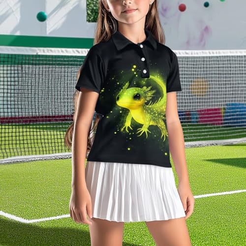 Children's Polo Shirts for Tennis Volleyball Golf School Daily Wear at Home Casual Short-Sleeved3