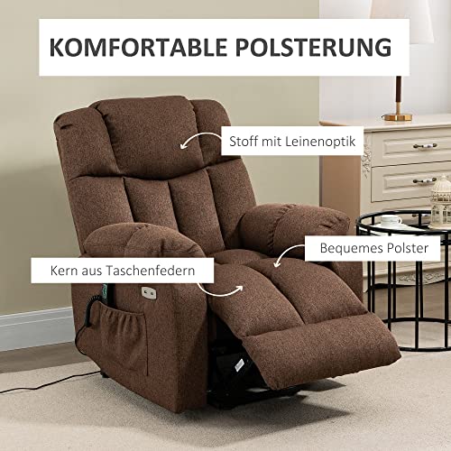 Elektrischer Fernsehsessel von HOMCOM mit Aufstehunterstützung