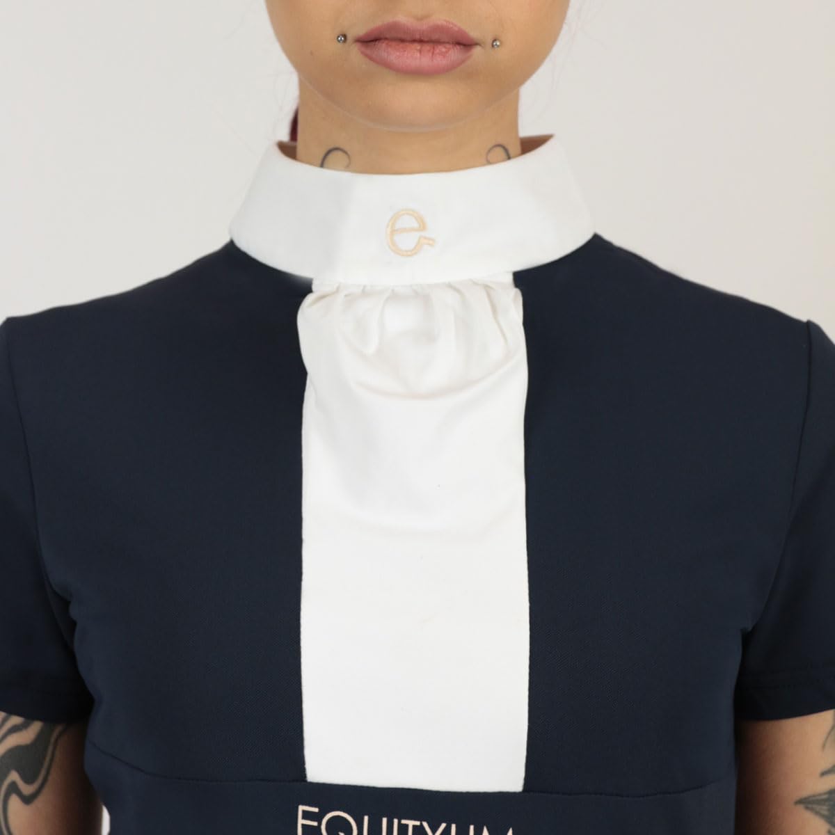 Camiseta Concurso Mujer ADA, ajuste ajustado, ligero y cómodo, ideal para montar a caballo, turquesa, XS