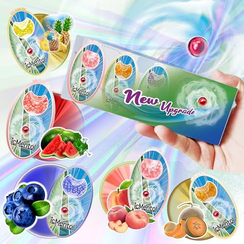 icMentol - 2 séries au choix, 5 combinaisons de senteurs, 500 billes menthol, Menthol capsule,...
