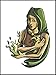 Produktbild Fliesenaufkleber Fliesentattoos für Bad & Küche - Küchenfliesen für weiße einzelne Fließen empfohlen 20x25 cm - Griechische Titanen - Dryad