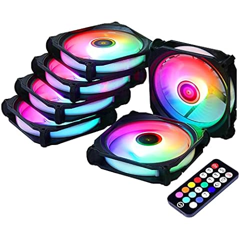DS Axis Rainbow RGB LED 120MM Case Fan Cover
