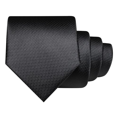 Image of JEMYGINS Mens Tie and Lapel Pin with Pocket Square Tie Clip Sets for Casual and Business 4PCS