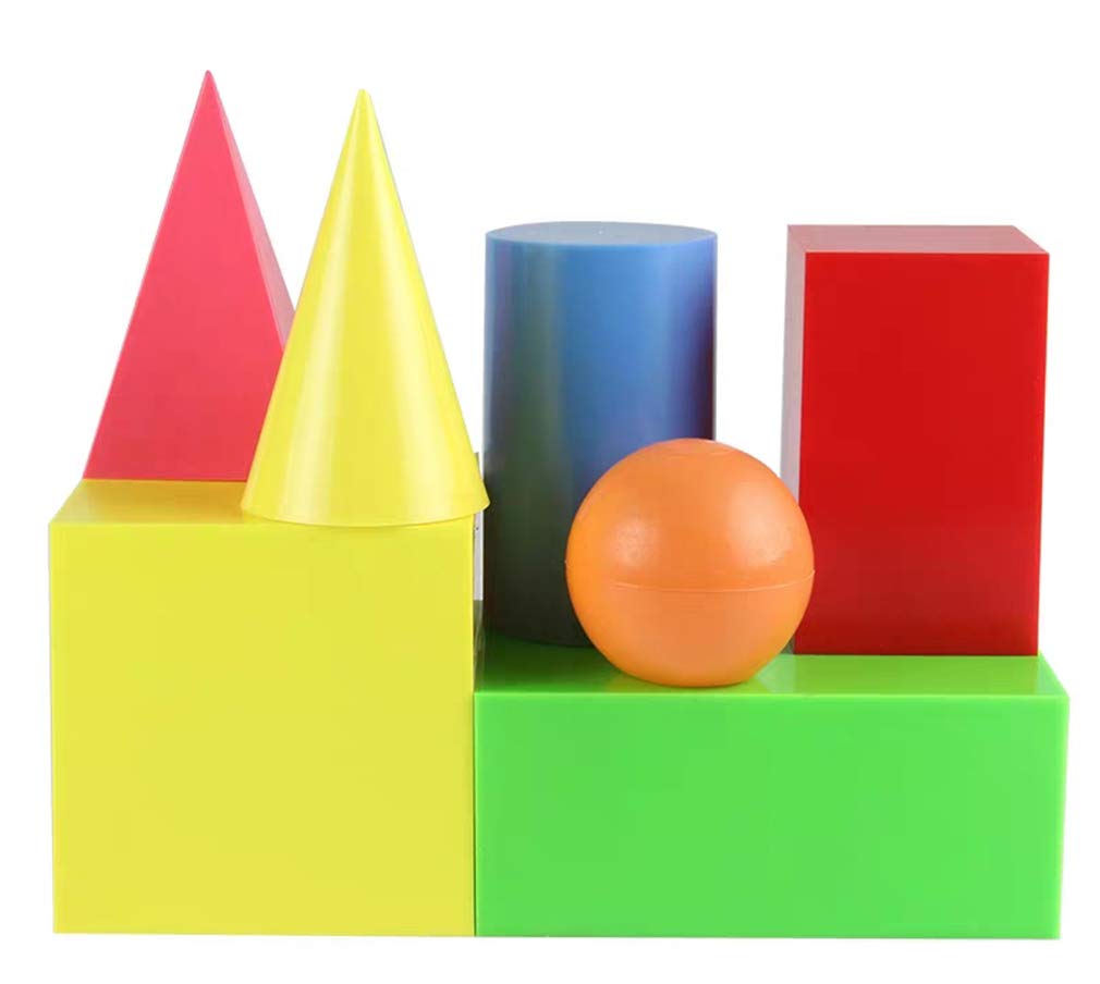 Large Geosolids Plastic Shapes Three Dimensional Graphics