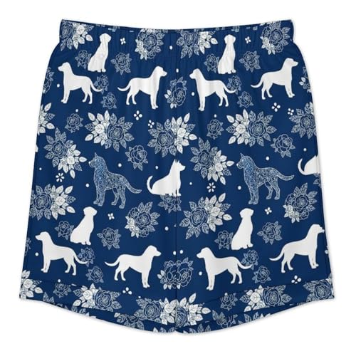 Men's Summer Short Sleeve Loungewear Golden Retriever German Shorthair Pointer Dog Lightweight Pajama Set Two Piece Soft Sleepwear Nightwear4