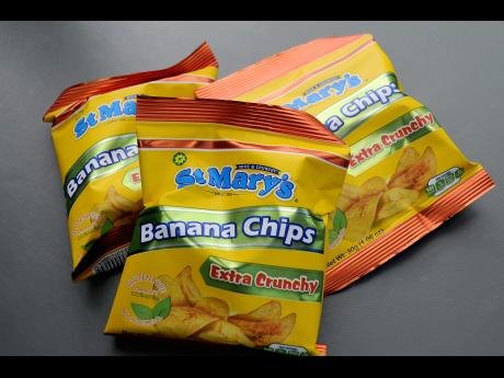 St. Mary Banana Chips Extra Crunchy (0.90oz) (Pack of 20)