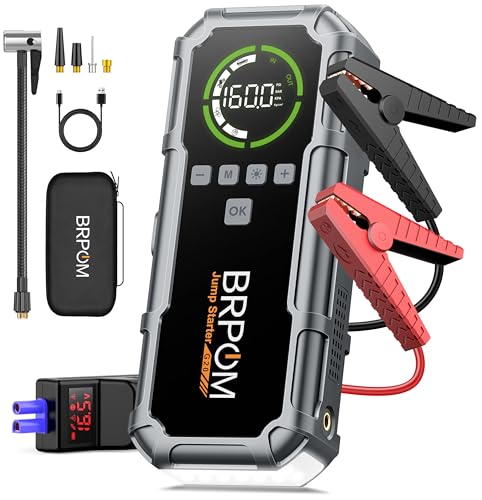 BRPOM 8000A Jump Starter with LCD