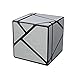 EasyGame Magic Cube Ghost Cube 2x2 Velocità Twist Puzzle DIY Cervello Teaser Giocattoli Argento