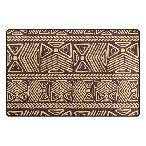 Bolaz African Tribal Print Area Rug Rugs Non-Slip Floor Mat Doormats Living Room Bedroom 60 x 39 inches (60 x 39 inch)