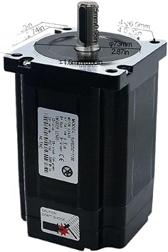 Nema34 Close Loop Stepper 86hb250 82b 118b 152b with Encoder Cable 4.5/8/12n.m 643/1143/1714ozin for CNC Router Lathe Motor(156b with Brake)