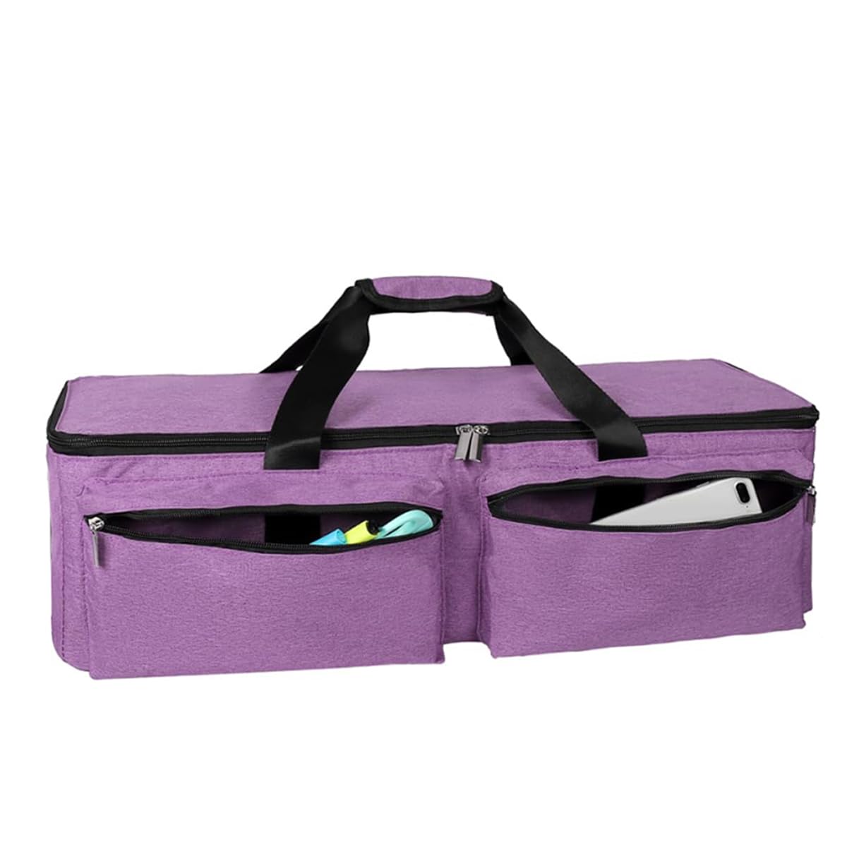 Sac fourre-tout compatible Cricut Explore Air, Maker et Silhouette Cameo 4 violet - 7