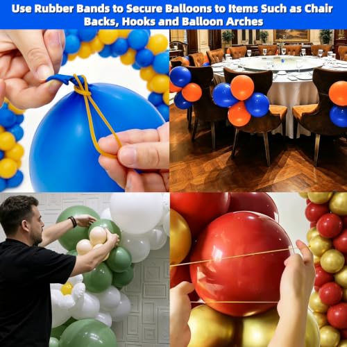 Clips para arco de globos transparentes para evitar caídas de fondos 6