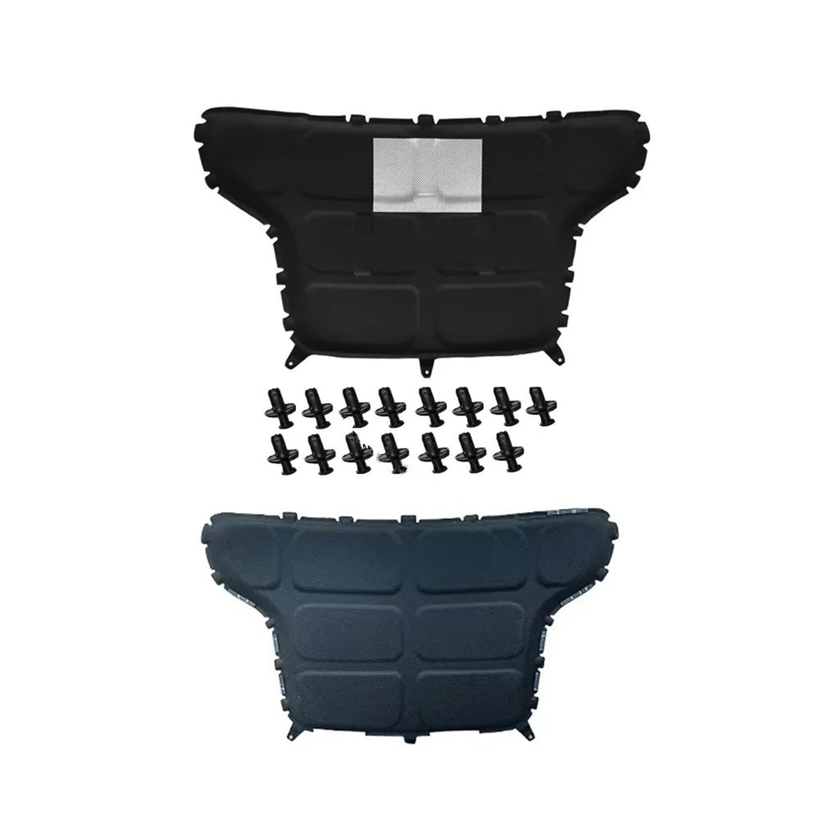 Car Hood Insulation Pad for Lynk & Co 02 Z20 E335 2024~2026 2025 Car Hood Thermal Lining Engine Soundproof Cotton Insulation Mat Protection Accessories(Small Aluminum foil)