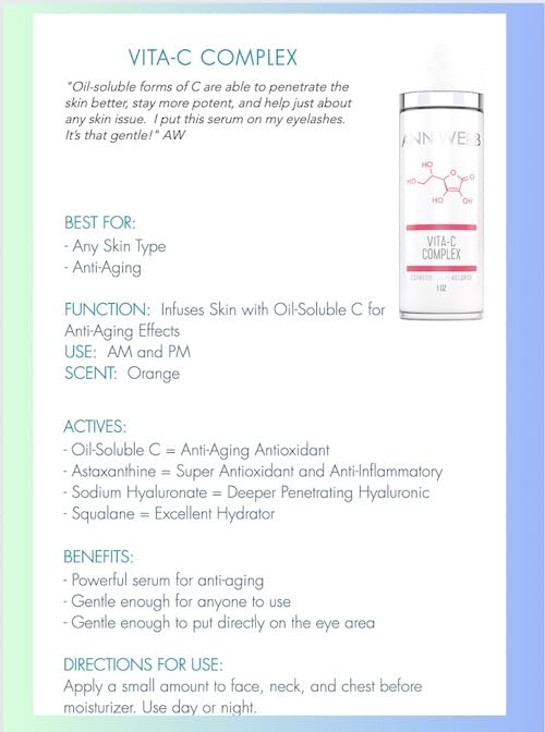 Miniatura 2 de Suero de vitamina C para el cuidado de la piel piel más firme, brillante y radiante. Suero Vit C con Vit E, ácido hialurónico y empaquetado con