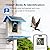 TREEBIRDY Smart Bird Feeder Camera - 4MP 2.5K Full HD, 64G TF Card Included, Solar Powered Wireless, Auto Capture Bird Video & Notify Detected Birds, AI Identify 11000+ Birds Feed Watching Camera