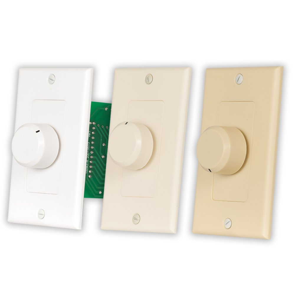 Acoustic Audio AAVCD3C Speaker Volume Control Dial 3 Color White Ivory Almond
