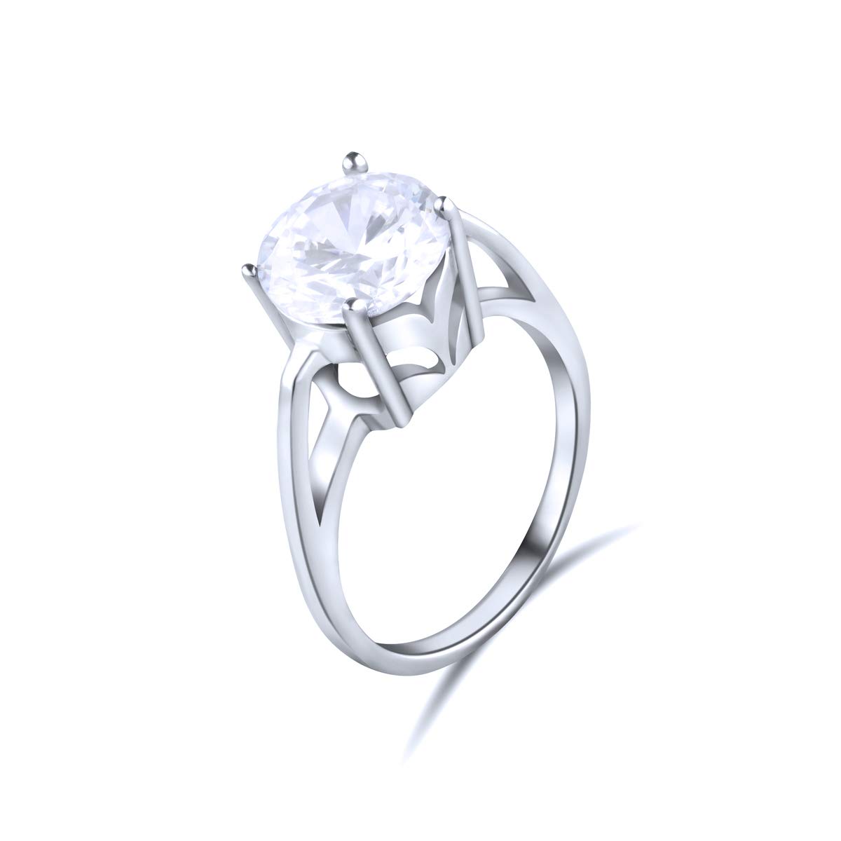 Bague Argent 925 extra couronne Quiges bijou d'exception serti de zirconium - 5