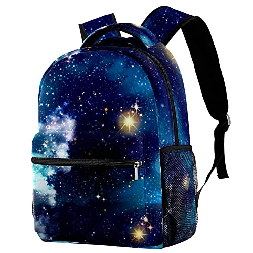 Sac à dos imprimé ciel multicolore pour étudiant et voyage décontracté