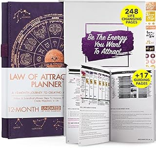 Law of Attraction Life Planner - Weekly Planner to Increase Productivity & Happiness - Life Organizer, Gratitude and Journal