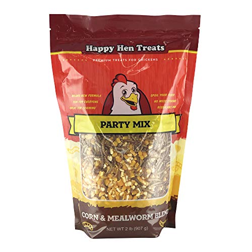 Happy Hen Treats Party Mix Mealworm and Corn, 2-Pound