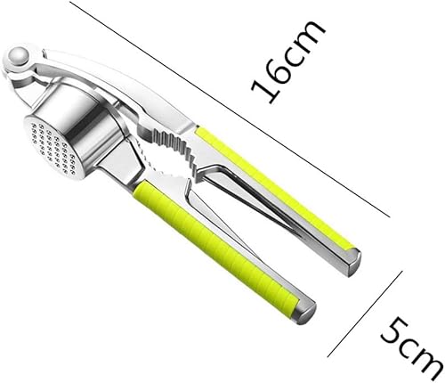 Miniatura 2 de Prensadora de ajo, prensadora de aleación de zinc, trituradora de jengibre para herramientas de cocina, artilugios para herramientas de cocina,
