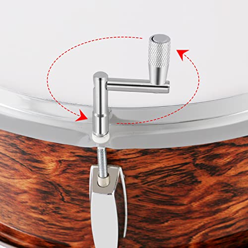 Eastrock Drum Keys 3-Pack Drum Tuning Key With Continuous Standard Motion Speed Key,Universal Drum Key Tuner (Chrome-Plated Steel) #TOP2