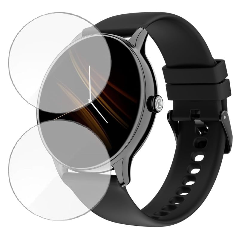 Image of 2-Pack Screen Protector for Noise Twist Go 1.39 inch Smartwatch - Flexible TPU Screen Guard, HD Clear, Anti Scratch, Bubble Free, Full Coverage Film - Not Tempered Glass