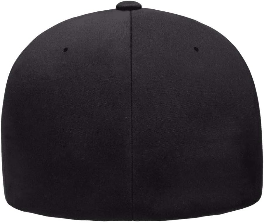 Flexfit Men's Delta Seamless Cap, Black, L/XL