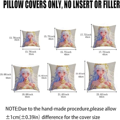 Housses de coussin 70x70 velours imperméable carré fermeture éclair - 6