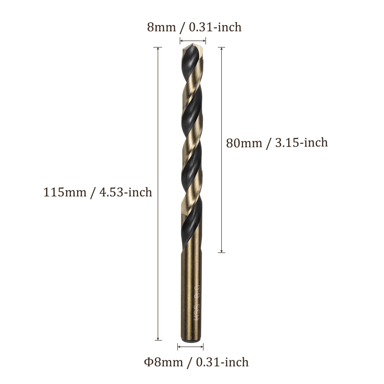 Kozelo 2PCS Twist Drill Bit - Image 3