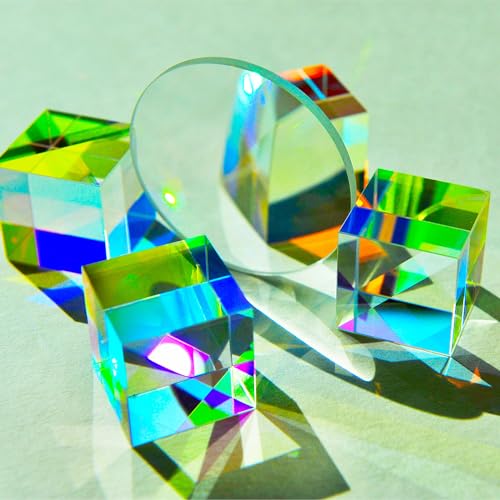Image of YOKIVE 3 Pcs Flat Convex Lens, Clear Glass Optical Lenses | Make Telescope, Great for Photography, Optical Instruments Use (Clear, 300mm Focal Length)