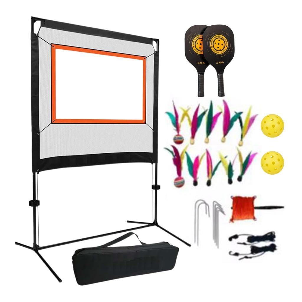 MERISHOPP Badminton Net Set Replacement with Shuttlecocks for Sports Indoor-picture-15