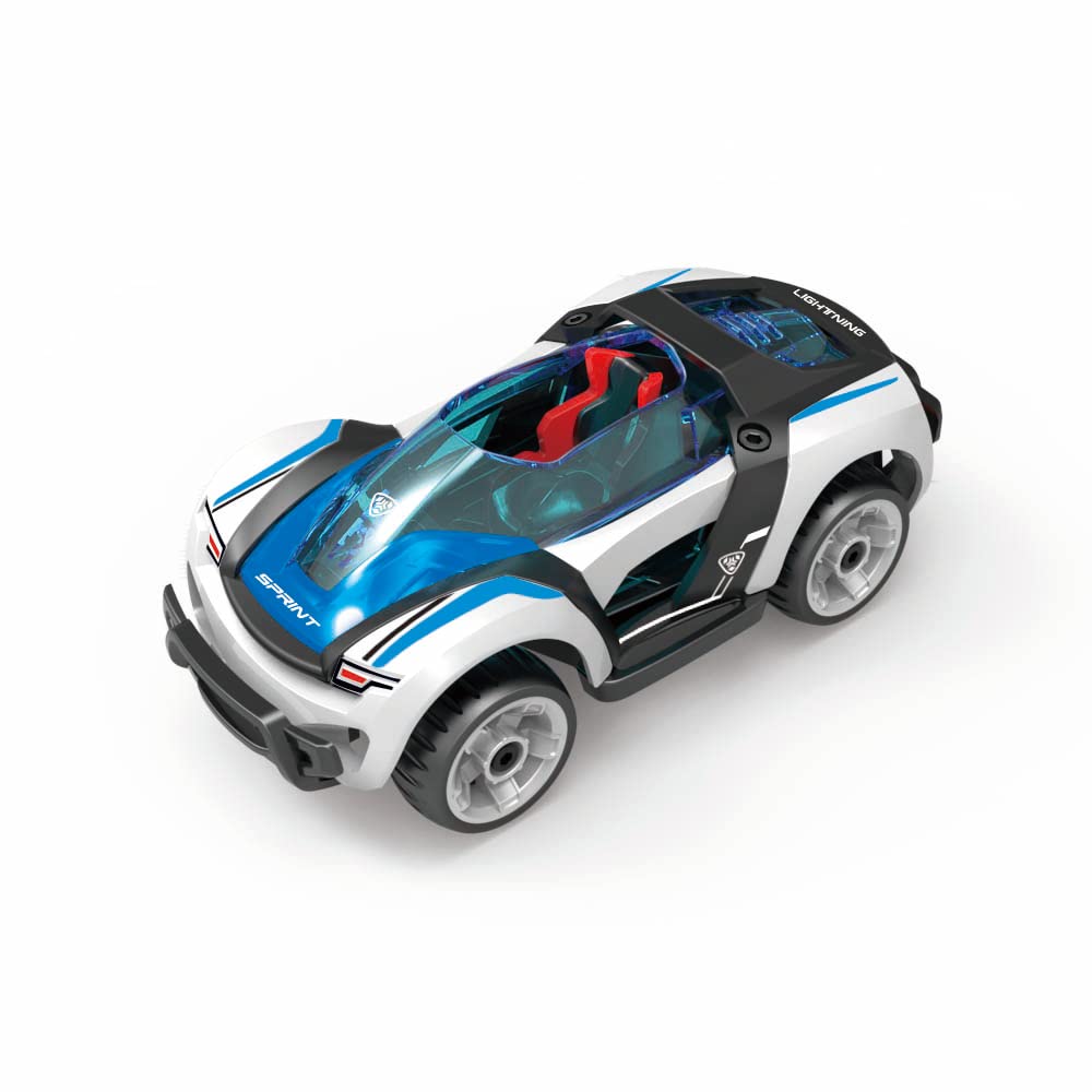 D-Power17pcs DIY Modified Race Car for Kids | Car Building Toy Kit | Make you own Racing Car, Scale 1:32