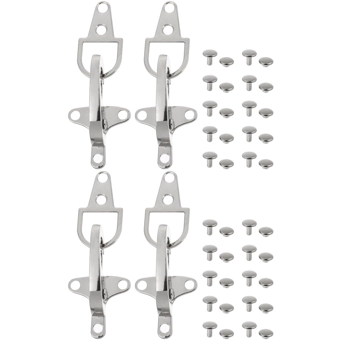 BESTYASH 4paia Fibbie Decorative Per Cinture Da Cappotto Da Fibbia in Metallo Per Giacche Abbigliamento Resistenti Accessorio Multifunzionale Per Stile Funzionalità