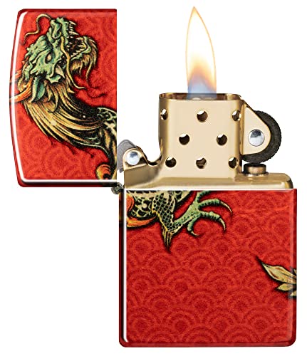Zippo Windproof Lighter, Zippo Dragon Design, 540°, Colour Image, Refillable, Reusable, Windproof Design - Image 4