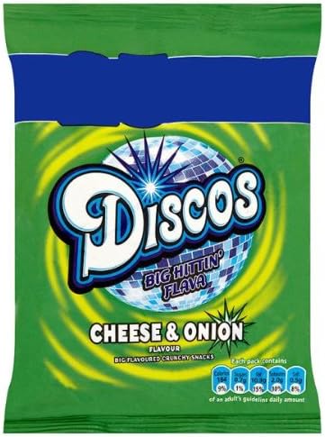 Discos Cheese & Onion Flavour 24 x 28gram