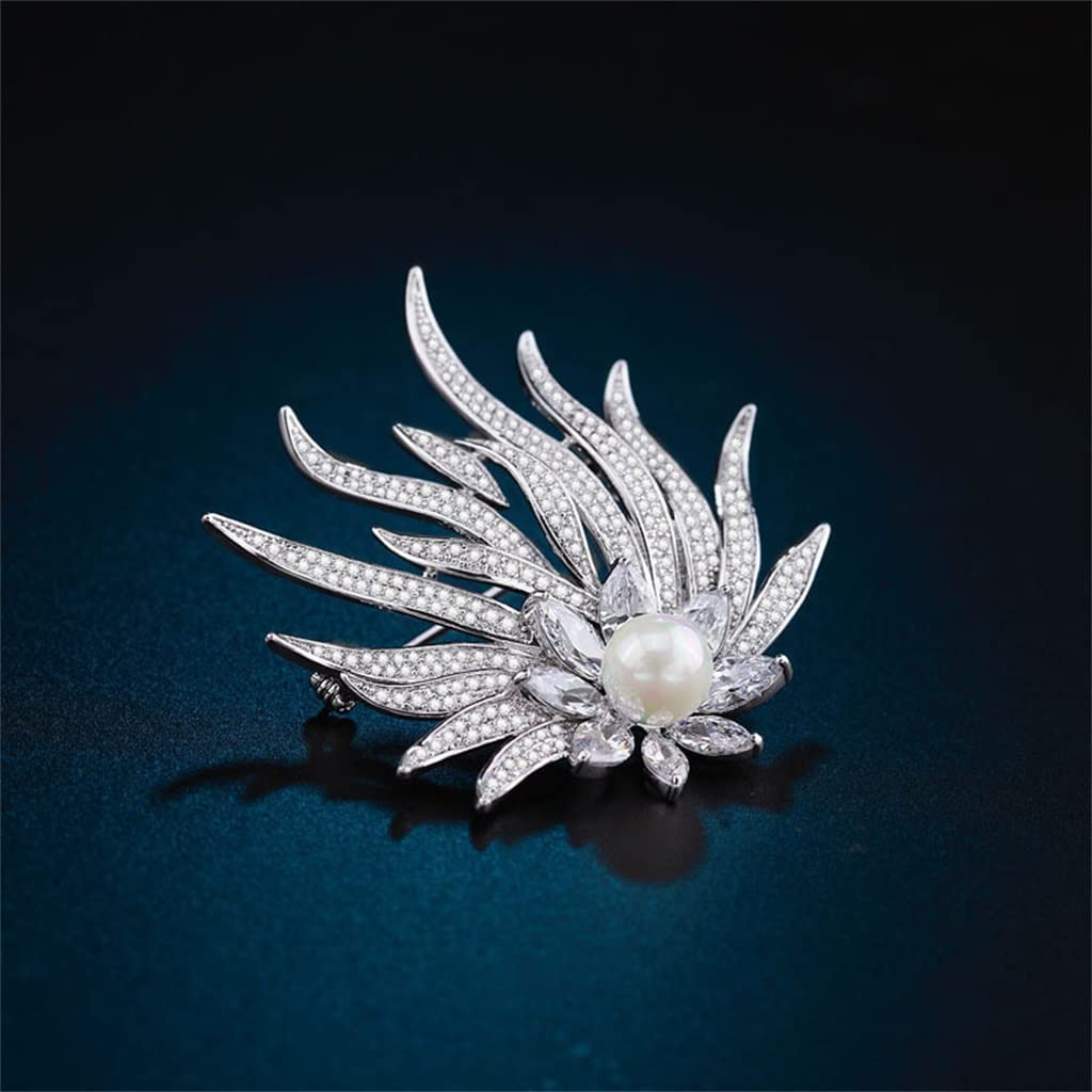 OLOTU Tutto Partita Elegante Spilla d'Arte squisita, Spilla da Bavero per Cappotti Giacche Maglioni Accessori, Spilla Decorativa Regalo Gioielli per Donne Ragazze Spilla