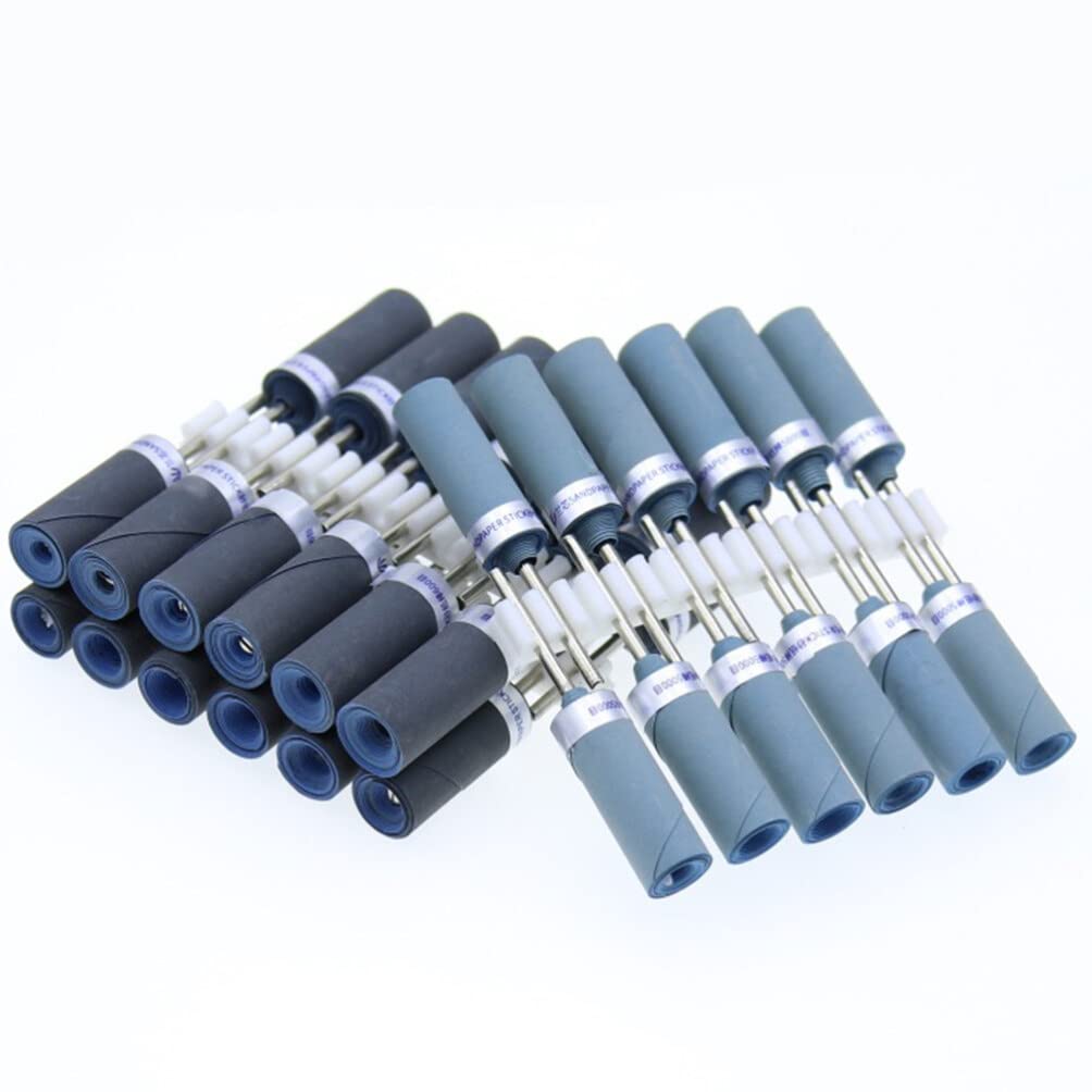 DOITOOL 10pcs sanding bands for nail drill rubber rotary tool jewelry polishing tool jewelry drill bits t tool pedicure tools Sandpaper Grinding Rod to rotate Grinding stick dry grinding