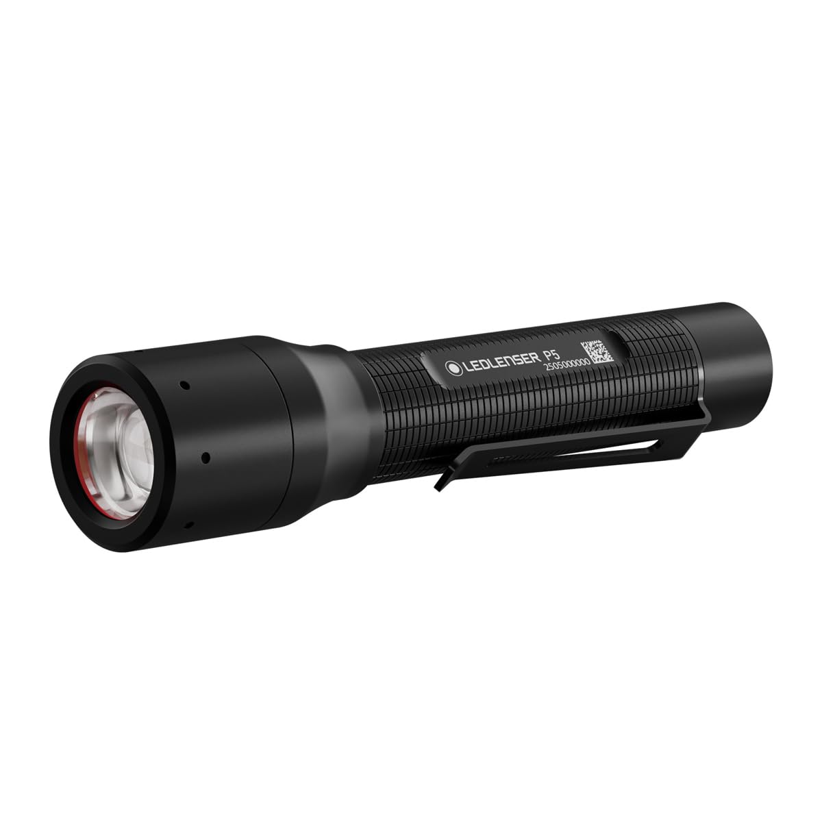 Ledlenser P5 LED Taschenlampe, 200 Lumen, 170 m Zoomfokus, IP54, 8 Stunden Laufzeit, 80 g Mini-Licht für Camping, Wandern, Werkstatt, Hundespaziergang, Outdoor-Taschenlampe