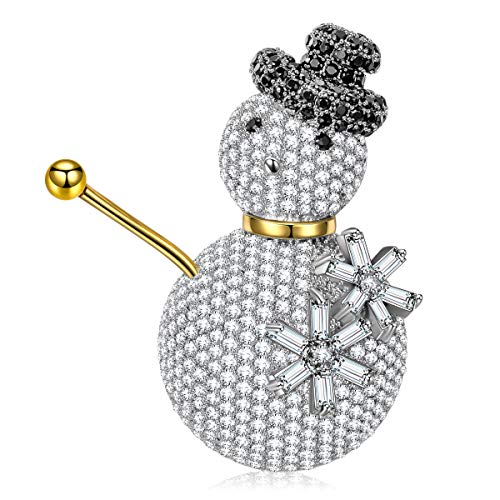 PAULINE&MORGEN Valentine's Day Brooch Gifts for Her Rhinestone Brooches Pins for Women Brooch Bouquet Swarovski Crystal Fashion Jewelery for Birthday Valentines Business Gifts for Mother Girls