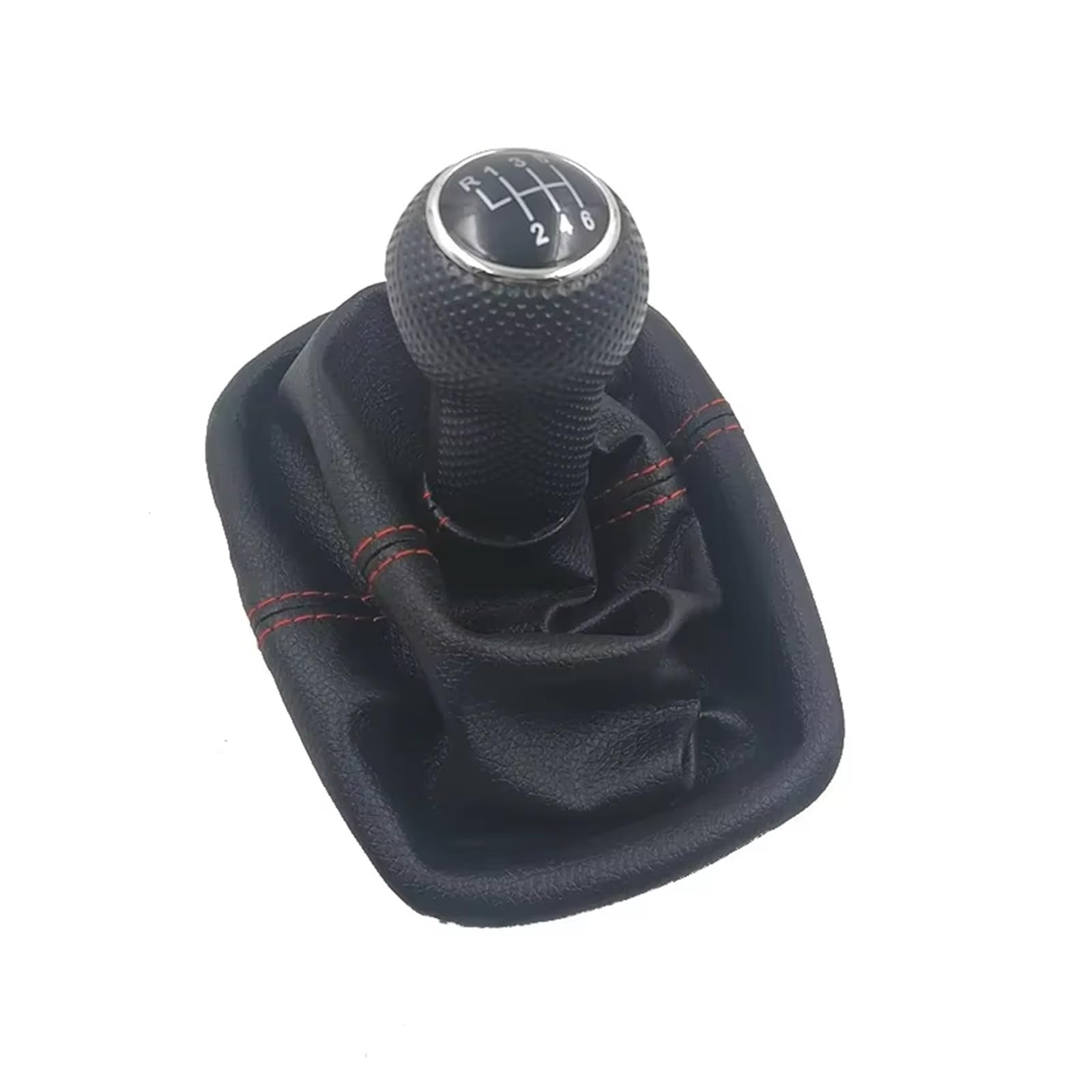 Fpterjz 6 Speed Gear Knob For Seat For Leon For Toledo 1999-2001 Car Gear Shift Knob Lever Change Gearbox Shifter Cover Selector Silicone Gear Stick Cover(6 Speed)