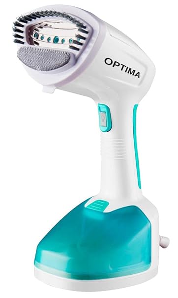 Optima 1200watts power with 350ml Water Tank Hand Garment Steamer with Removable Dust-Proof Brush (Blue)