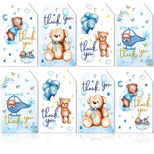 Étiquettes cadeaux anniversaire ours en carton pour scrapbooking et DIY