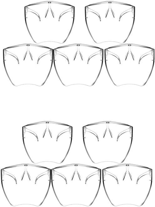 Best Cyber Monday 🔥 【New Upgraded】Ecnobia 10 Pack Anti-Fog Mouth Shields, Goggles Shields Reusable Transparent Safety Shields Mouth Shields from Droplets and Saliva Full Face Transparent Breathable Visor (Female Size) Black Friday - 50% OFF 【New Upgraded】Ecnobia 10 Pack Anti-Fog Mouth Shields, Goggles Shields Reusable Transparent Safety Shields Mouth Shields from Droplets and Saliva Full Face Transparent Breathable Visor (Female Size)